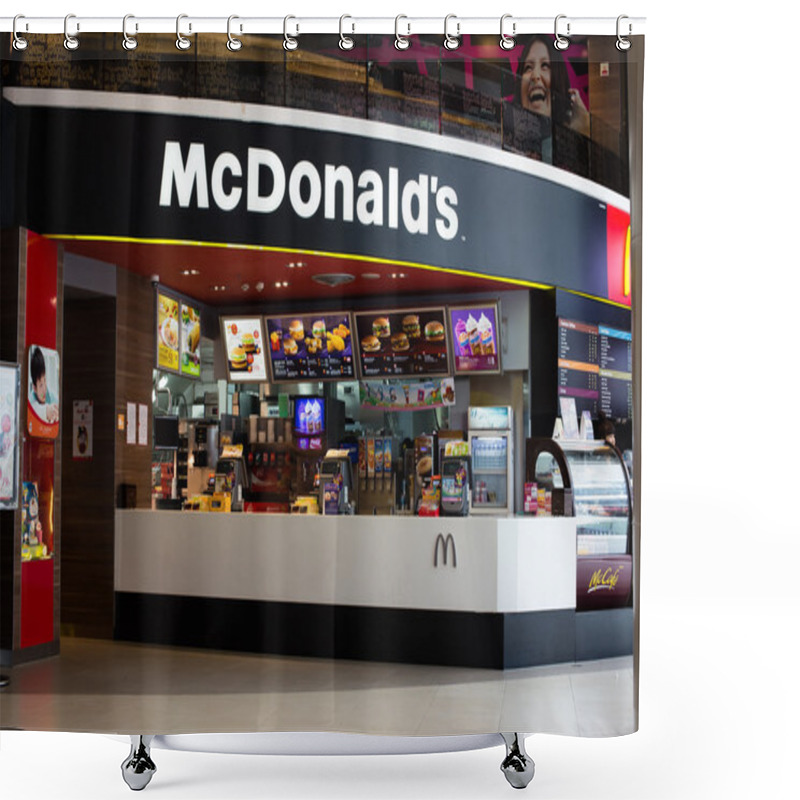 Personality  McDonald's Restaurants In Thailand. Shower Curtains