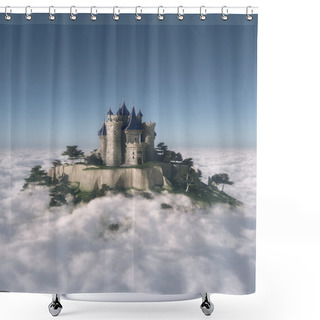 Personality  Castle In The Clouds Shower Curtains