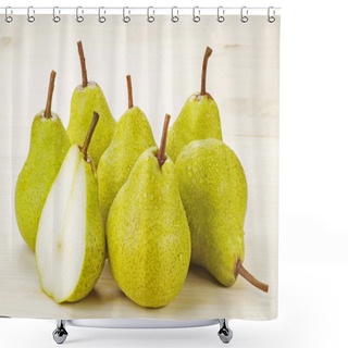 Personality  Ripe Green Pears Shower Curtains
