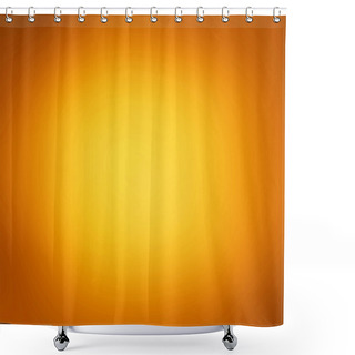 Personality  Bright Yellow Orange Background, Autumn Colors Shower Curtains