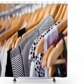 Personality  Multi-coloured Wardrobe Showcase, Closeup Shower Curtains