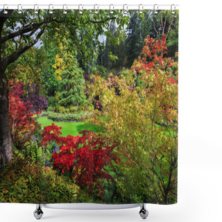 Personality  Butchart Gardens On Vancouver Island Shower Curtains