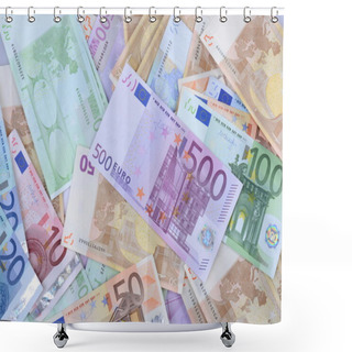 Personality  Euros Shower Curtains