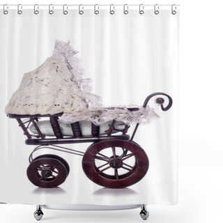 Personality  Old Fashioned Pram Shower Curtains