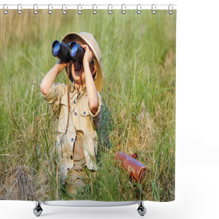 Personality  Safari Boy Shower Curtains