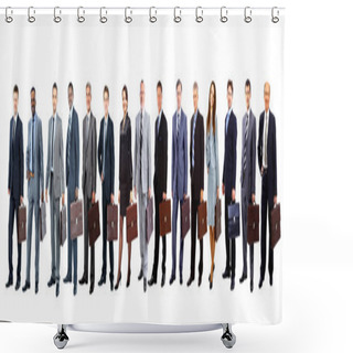 Personality  Business People - The Elite Business Team Shower Curtains