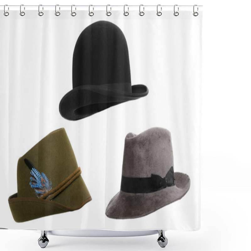 Personality  Hats Set Shower Curtains