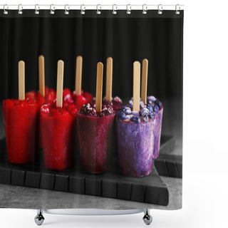 Personality  Tasty Fruit Ice-cream  Shower Curtains
