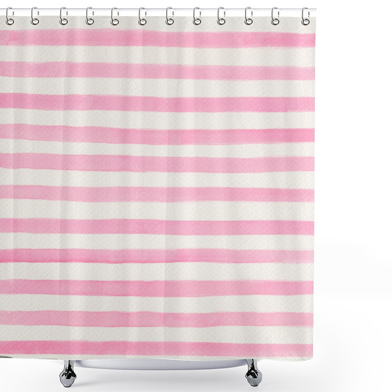 Personality  Pink Watercolor Background Shower Curtains