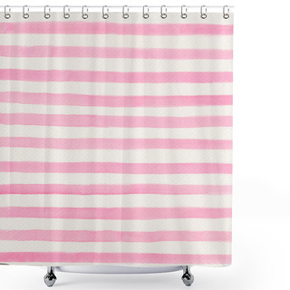 Personality  Pink Watercolor Background Shower Curtains