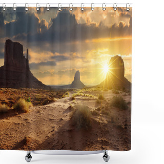 Personality  Monument Valley USA Shower Curtains