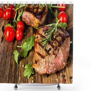 Personality  Beef Steak Shower Curtains