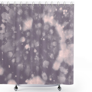 Personality  Tie Dye Pattern. Gray Artistic Print. Water  Shower Curtains