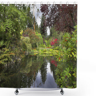 Personality  Pacifying Landscape. Shower Curtains