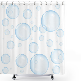 Personality  Bubbles Shower Curtains