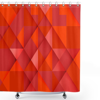 Personality  Geometric  Background Pattern Shower Curtains