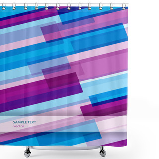 Personality  Bright Colorful  Shapes Shower Curtains
