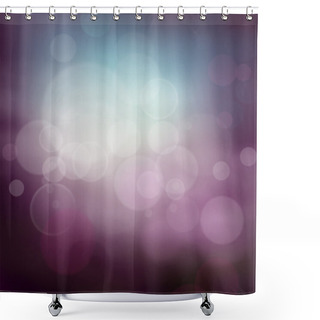 Personality  Purple Abstract Bokeh Background Shower Curtains