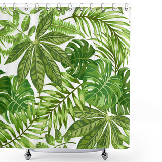 Personality  Seamless Exotic Pattern. Shower Curtains