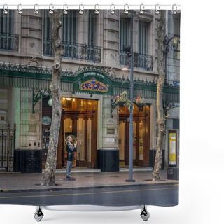 Personality  Buenos Aires, Argentina - Feb 4, 2018: Cafe Tortoni - Buenos Aires, Argentina Shower Curtains