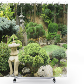Personality  Japanese Garden Shower Curtains