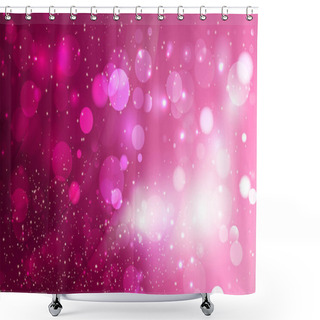 Personality  Abstract Pink Background, Vector Illustration   Shower Curtains