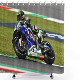 Personality  Mugello - Italy, 1 June: British LCR Honda Castrol Team Rider Cal Crutchlow In Action At 2019 GP Of Italy Of MotoGP On June 2019 In Italy Shower Curtains