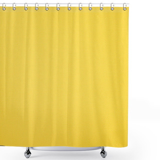 Personality  Texture Of Polka Dot Pattern On Yellow Background Shower Curtains