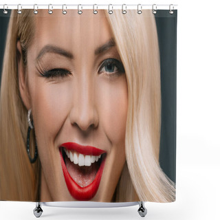 Personality  Beautiful Blonde  Shower Curtains