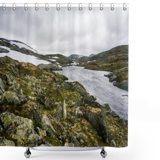 Personality  River Shower Curtains