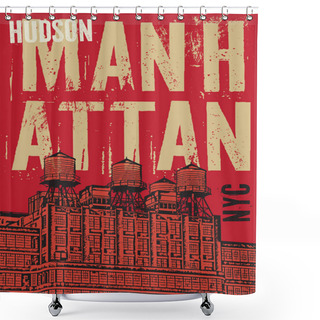 Personality  Manhattan, New York City Shower Curtains