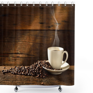 Personality  Coffee Shower Curtains
