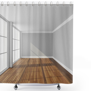 Personality  Empty Modern Hall Shower Curtains