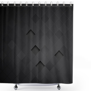 Personality  Abstract Black Background Shower Curtains