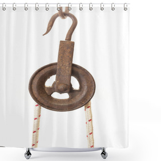 Personality  Old Pulley, New Rope Shower Curtains