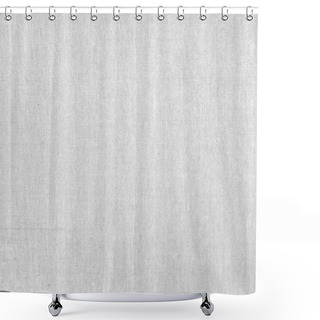 Personality  White Canvas Texture Background With Delicate Striped Seamless Pattern Shower Curtains