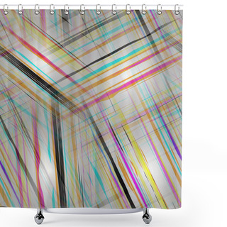 Personality  Digitally Created Seamless Colorful Texture. Shower Curtains