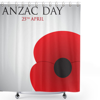 Personality  ANZAC (Australia New Zealand Army Corps) Day Shower Curtains