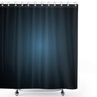 Personality  Blue Texture Shower Curtains