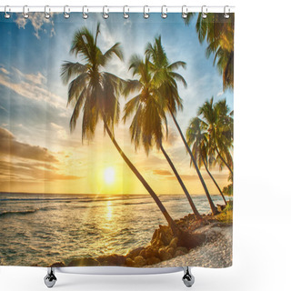 Personality  Barbados Shower Curtains