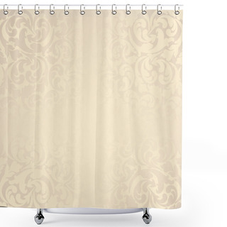 Personality  Beige Background Shower Curtains