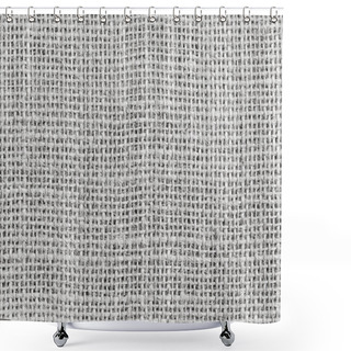 Personality  Natural Sackcloth Textured For Background Shower Curtains