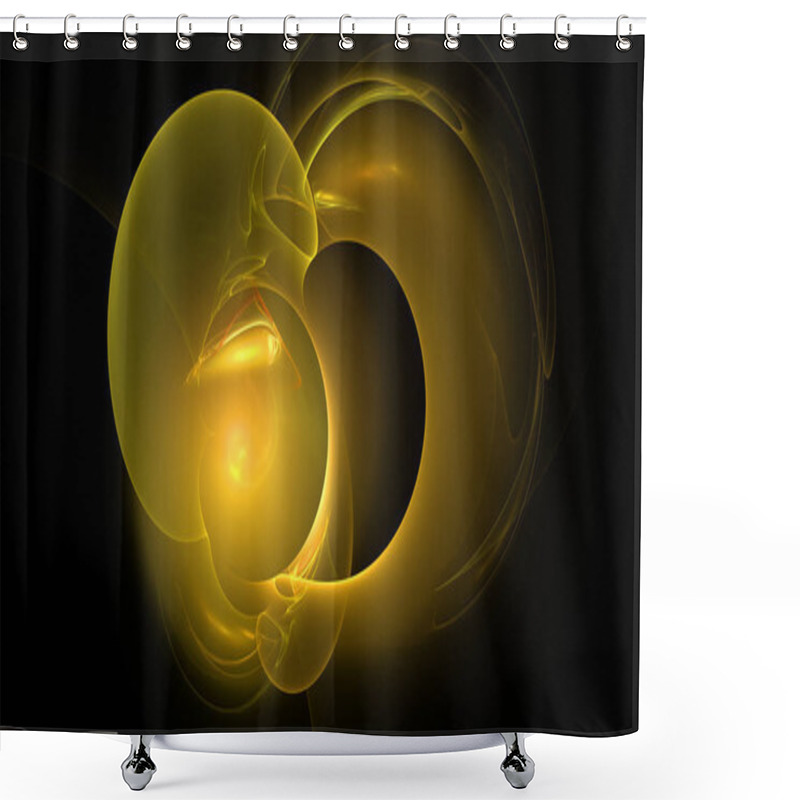 Personality  Solar Sun Corona With Protuberances Shower Curtains