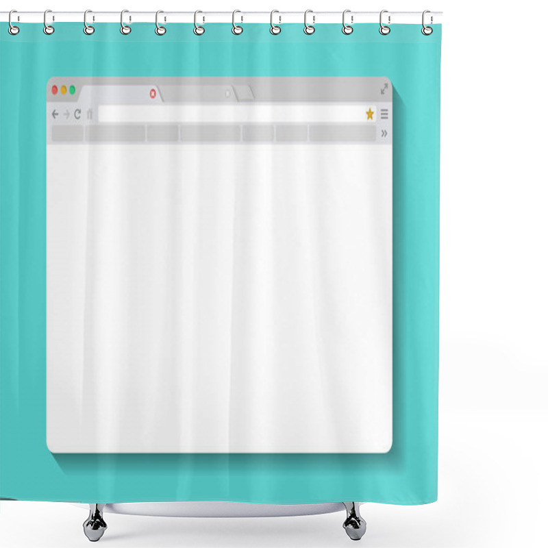 Personality  Set of Flat blank browser windows for different devices. Vector. Computer, tablet, phone sizes. Device Icons: smart phone, tablet and desktop computer. Vector illustration of responsive web design. shower curtains