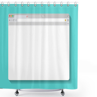 Personality  Set Of Flat Blank Browser Windows For Different Devices. Vector. Computer, Tablet, Phone Sizes. Device Icons: Smart Phone, Tablet And Desktop Computer. Vector Illustration Of Responsive Web Design. Shower Curtains