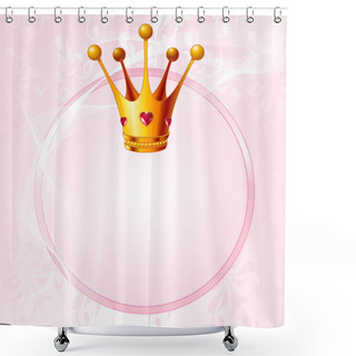 Personality  Princess Crown Shower Curtains