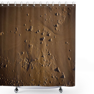 Personality  Mud Closeup Shower Curtains