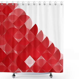 Personality  Vector Modern Geometrical Abstract Background. Shower Curtains