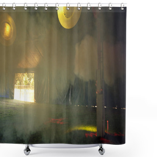 Personality  Empty Tent Shower Curtains