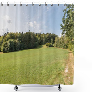 Personality  Landscape In The Bavarian Forest, Germany Shower Curtains